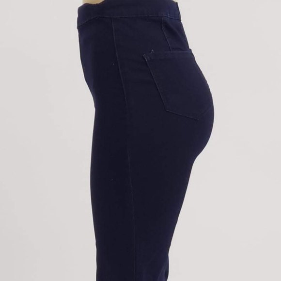 Dark Denim Wash Palazzo - Picture 5 of 8